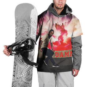 Накидка на куртку 3D с принтом DAMN. в Курске, 100% полиэстер |  | Тематика изображения на принте: kendrick lamar | кендрик ламар | рэп. | хип хоп