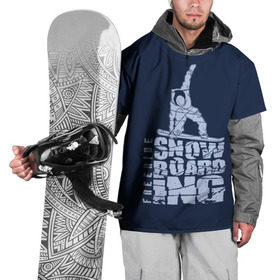 Накидка на куртку 3D с принтом Snowboarding в Курске, 100% полиэстер |  | Тематика изображения на принте: 