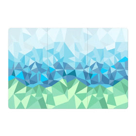 Магнитный плакат 3Х2 с принтом URAL polygonal в Курске, Полимерный материал с магнитным слоем | 6 деталей размером 9*9 см | polygonal | yaaydesign | екатеринбург | поли | полигональный | россия | урал