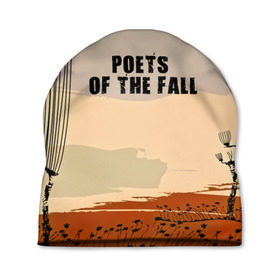 Шапка 3D с принтом poets of the fall в Курске, 100% полиэстер | универсальный размер, печать по всей поверхности изделия | poets of the fall | rock | альтернатива | музыка | поэты | рок | фины