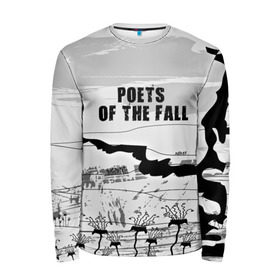 Мужской лонгслив 3D с принтом Poets of the fall в Курске, 100% полиэстер | длинные рукава, круглый вырез горловины, полуприлегающий силуэт | poets of the fall | rock | альтернатива | музыка | поэты | рок | фины