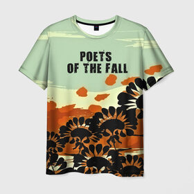 Мужская футболка 3D с принтом Poets of the fall в Курске, 100% полиэфир | прямой крой, круглый вырез горловины, длина до линии бедер | rock | альтернатива | музыка | поэты