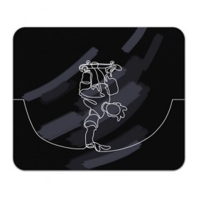 Коврик прямоугольный с принтом Skateboarding в Курске, натуральный каучук | размер 230 х 185 мм; запечатка лицевой стороны | Тематика изображения на принте: 
