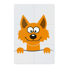 Магнитный плакат 2Х3 с принтом Хитрый лис в Курске, Полимерный материал с магнитным слоем | 6 деталей размером 9*9 см | animals | fox | животные | карман | лес | лис | лиса | милый | охота | охотник | хитрый