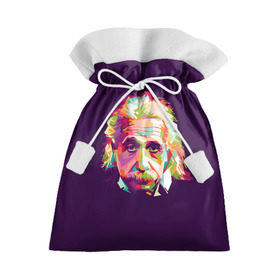 Подарочный 3D мешок с принтом Альберт Эйнштейн в Курске, 100% полиэстер | Размер: 29*39 см | albert einstein | идея | интеллект | искусство | наука | открытие | прикол | профессор | ум | учёный | юмор