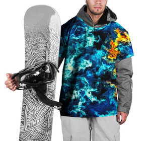 Накидка на куртку 3D с принтом Frozen abstraction в Курске, 100% полиэстер |  | 3d | абстракция | волны | другие | краска | линии | оптические | полосы | прикольные | разводы | узоры | фрактал | цветные | яркие