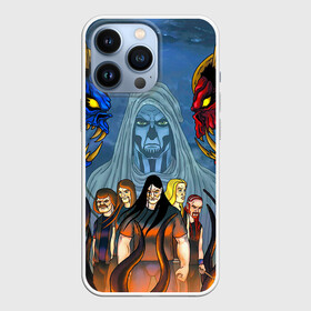 Чехол для iPhone 13 Pro с принтом Metalocalypse (Dethklok) 4 в Курске,  |  | Тематика изображения на принте: dethklok | metalocalypse