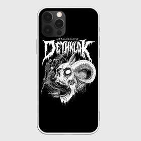 Чехол для iPhone 12 Pro с принтом Metalocalypse (Dethklok) 1 в Курске, силикон | область печати: задняя сторона чехла, без боковых панелей | Тематика изображения на принте: dethklok | metalocalypse