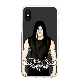 Чехол для iPhone XS Max матовый с принтом Metalocalypse (Dethklok) 12 в Курске, Силикон | Область печати: задняя сторона чехла, без боковых панелей | Тематика изображения на принте: dethklok | metalocalypse