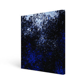 Холст квадратный с принтом Брызги красок(Cold style) в Курске, 100% ПВХ |  | abstraction | color | paint | spray | tie dye | абстракция | брызги красок | всплеск красок | капли красок | текстуры