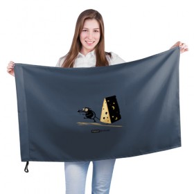 Флаг 3D с принтом День рождения в Курске, 100% полиэстер | плотность ткани — 95 г/м2, размер — 67 х 109 см. Принт наносится с одной стороны | 