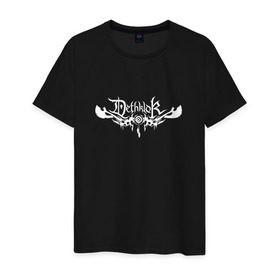 Мужская футболка хлопок с принтом Metalocalypse (Dethklok) 15 в Курске, 100% хлопок | прямой крой, круглый вырез горловины, длина до линии бедер, слегка спущенное плечо. | dethklok | metalocalypse