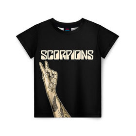 Детская футболка 3D с принтом Scorpions в Курске, 100% гипоаллергенный полиэфир | прямой крой, круглый вырез горловины, длина до линии бедер, чуть спущенное плечо, ткань немного тянется | Тематика изображения на принте: scorpions | клаус майне
рудольф шенкер | маттиас ябс | микки ди | павел мончивода | скорпионы