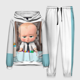 Мужской костюм 3D (с толстовкой) с принтом Boss Baby в Курске,  |  | Тематика изображения на принте: boss baby | босс | молокосос | мультфильмы