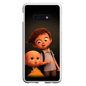 Чехол для Samsung S10E с принтом Boss Baby в Курске, Силикон | Область печати: задняя сторона чехла, без боковых панелей | boss baby | босс | молокосос | мультфильмы