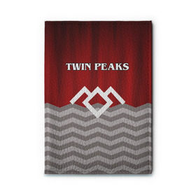 Обложка для автодокументов с принтом Twin Peaks в Курске, натуральная кожа |  размер 19,9*13 см; внутри 4 больших “конверта” для документов и один маленький отдел — туда идеально встанут права | twin peaks | арт | лого | полосы | сериал | твин пикс | текстура | фильмы