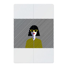 Магнитный плакат 2Х3 с принтом Pop art girl в Курске, Полимерный материал с магнитным слоем | 6 деталей размером 9*9 см | abstraction | bright | color | fashion | hair | lines | lips | pop art | rack | red | style | yellow | абстракция | губы | желтый | каре | красный | линии | мода | очки | поп арт | прическа | стиль | цвет | яркий