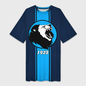 Платье-футболка 3D с принтом Сила льва в Курске,  |  | saint petersburg | болельщик | лев | питер | санкт петербург | фанат | футбол | футболист