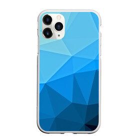 Чехол для iPhone 11 Pro Max матовый с принтом geometric blue в Курске, Силикон |  | abstraction | абстракция | геометрия | грани | линии | полигоны | розовый | сочетания | текстура | треугольники