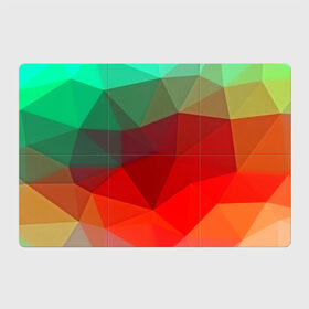 Магнитный плакат 3Х2 с принтом Abstraction colorise в Курске, Полимерный материал с магнитным слоем | 6 деталей размером 9*9 см | abstraction | абстракция | геометрия | грани | линии | полигоны | сочетания | текстура | треугольники