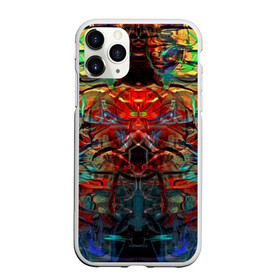 Чехол для iPhone 11 Pro матовый с принтом psychedelic в Курске, Силикон |  | abstraction | color | spray | абстракция | волны | краска | краски | линии | оптические | полосы | разводы | узоры | фрактал | цветные