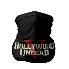 Бандана-труба 3D с принтом Hollywood Undead в Курске, 100% полиэстер, ткань с особыми свойствами — Activecool | плотность 150‒180 г/м2; хорошо тянется, но сохраняет форму | five | hollywood undead | v