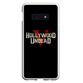 Чехол для Samsung S10E с принтом Hollywood Undead в Курске, Силикон | Область печати: задняя сторона чехла, без боковых панелей | five | hollywood undead | v