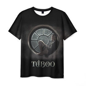 Мужская футболка 3D с принтом Taboo в Курске, 100% полиэфир | прямой крой, круглый вырез горловины, длина до линии бедер | Тематика изображения на принте: taboo | tom hardy | сериалы | табу | том харди