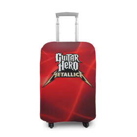 Чехол для чемодана 3D с принтом Guitar Hero Metallica в Курске, 86% полиэфир, 14% спандекс | двустороннее нанесение принта, прорези для ручек и колес | hard rock | heavy metal | hevy metal | metallica | music | rock | thrash metal | металлика | музыка | рок