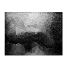 Обложка для студенческого билета с принтом Polygon gray в Курске, натуральная кожа | Размер: 11*8 см; Печать на всей внешней стороне | Тематика изображения на принте: abstraction | polygon | абстракция | грань | краски | кубик | кубики | линии | мозаика | ребро | текстура | узор