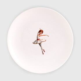 Тарелка с принтом Балерина в Курске, фарфор | диаметр - 210 мм
диаметр для нанесения принта - 120 мм | балерина | виктор | камилла | одетта | опера | фелис