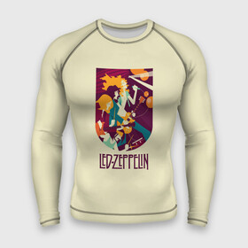 Мужской рашгард 3D с принтом Led Zeppelin Art в Курске,  |  | Тематика изображения на принте: poster