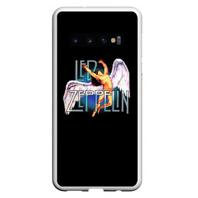 Чехол для Samsung Galaxy S10 с принтом Led Zeppelin Angel в Курске, Силикон | Область печати: задняя сторона чехла, без боковых панелей | рок