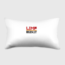 Подушка 3D антистресс с принтом Limp Bizkit Logo в Курске, наволочка — 100% полиэстер, наполнитель — вспененный полистирол | состоит из подушки и наволочки на молнии | Тематика изображения на принте: 