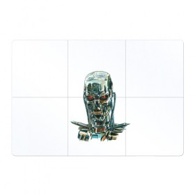 Магнитный плакат 3Х2 с принтом Терминатор в Курске, Полимерный материал с магнитным слоем | 6 деталей размером 9*9 см | арт | минимализм | мода | стиль