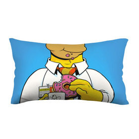 Подушка 3D антистресс с принтом Homer в Курске, наволочка — 100% полиэстер, наполнитель — вспененный полистирол | состоит из подушки и наволочки на молнии | homer | simpsons | гомер | симпсон | симпсоны