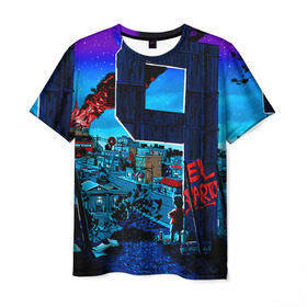 Мужская футболка 3D с принтом El Barto в Курске, 100% полиэфир | прямой крой, круглый вырез горловины, длина до линии бедер | bart | simpsons | барт | симпсоны