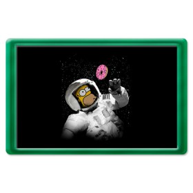 Магнит 45*70 с принтом Space Homer в Курске, Пластик | Размер: 78*52 мм; Размер печати: 70*45 | homer | simpsons | гомер | симпсон | симпсоны