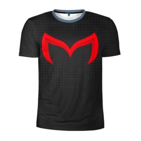 Мужская футболка 3D спортивная с принтом New Mazda в Курске, 100% полиэстер с улучшенными характеристиками | приталенный силуэт, круглая горловина, широкие плечи, сужается к линии бедра | mazda | мазда
