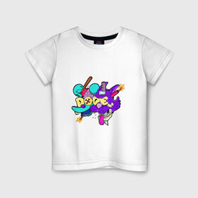 Детская футболка хлопок с принтом Itchy & Scratchy в Курске, 100% хлопок | круглый вырез горловины, полуприлегающий силуэт, длина до линии бедер | Тематика изображения на принте: 
