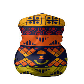 Бандана-труба 3D с принтом Африканские символы в Курске, 100% полиэстер, ткань с особыми свойствами — Activecool | плотность 150‒180 г/м2; хорошо тянется, но сохраняет форму | africa | pattern | африка | африканские мотивы | народы африки | национальная одежда | переплетение нитей | ткани | узор | этнический узор