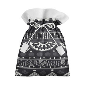 Подарочный 3D мешок с принтом Black&White africa в Курске, 100% полиэстер | Размер: 29*39 см | Тематика изображения на принте: 