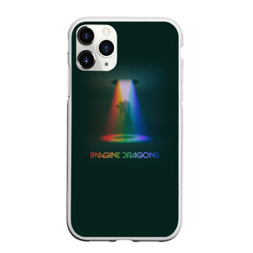 Чехол для iPhone 11 Pro Max матовый с принтом Imagine Dragons Light в Курске, Силикон |  | demons | evolve | mirrors | radioactive | драконы | космос | музыка | нло | ночь | поп | радуга | рок | свет