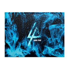 Обложка для студенческого билета с принтом Linkin Park синий дым в Курске, натуральная кожа | Размер: 11*8 см; Печать на всей внешней стороне | альтернативный рок | линкин парк