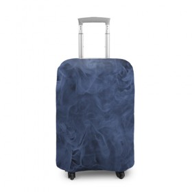 Чехол для чемодана 3D с принтом Smoke в Курске, 86% полиэфир, 14% спандекс | двустороннее нанесение принта, прорези для ручек и колес | fire | flame | in fire | smoke | в огне | дым | огненный | огонь | текстуры