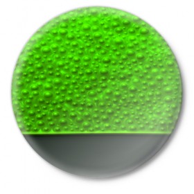 Значок с принтом Кислотные пузыри в Курске,  металл | круглая форма, металлическая застежка в виде булавки | абстракция | кислота | кислотные пузыри | пузыри | текстуры