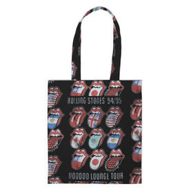 Сумка 3D повседневная с принтом The Rolling Stones в Курске, 100% полиэстер | Плотность: 200 г/м2; Размер: 34×35 см; Высота лямок: 30 см | англия | аргентина | блюз рок | канада | мик джаггер | музыка | песни | психоделический рок | ритм н блюз | рок | рок н ролл | ролинг | рот | стоун | стоунз | сша | флаг | язык | япония