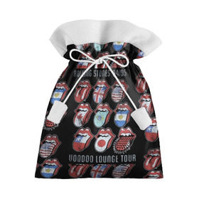 Подарочный 3D мешок с принтом The Rolling Stones в Курске, 100% полиэстер | Размер: 29*39 см | Тематика изображения на принте: англия | аргентина | блюз рок | канада | мик джаггер | музыка | песни | психоделический рок | ритм н блюз | рок | рок н ролл | ролинг | рот | стоун | стоунз | сша | флаг | язык | япония