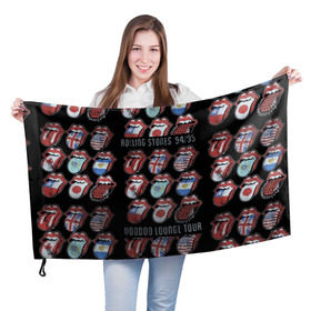 Флаг 3D с принтом The Rolling Stones в Курске, 100% полиэстер | плотность ткани — 95 г/м2, размер — 67 х 109 см. Принт наносится с одной стороны | англия | аргентина | блюз рок | канада | мик джаггер | музыка | песни | психоделический рок | ритм н блюз | рок | рок н ролл | ролинг | рот | стоун | стоунз | сша | флаг | язык | япония