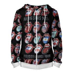 Мужская толстовка 3D на молнии с принтом The Rolling Stones в Курске, 100% полиэстер | длина до линии бедра, манжеты и пояс оформлены мягкой тканевой резинкой, двухслойный капюшон со шнурком для регулировки, спереди молния, по бокам два кармана | Тематика изображения на принте: англия | аргентина | блюз рок | канада | мик джаггер | музыка | песни | психоделический рок | ритм н блюз | рок | рок н ролл | ролинг | рот | стоун | стоунз | сша | флаг | язык | япония